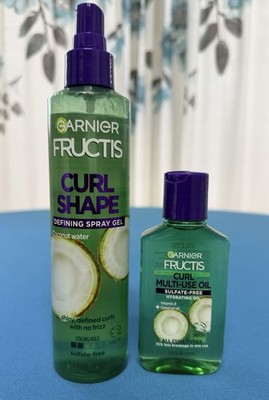 Garnier Fructis Style Curl Shaping Spray Gel Strong & Curl Multi-Use Oil New