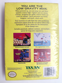 Low G Man The Low Gravity Man (Nintendo NES, 1990) COMPLETE CIB Authentic Tested