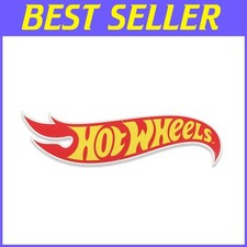 Hot Wheels Flame Logo Metal Sign - Large Wall Decor