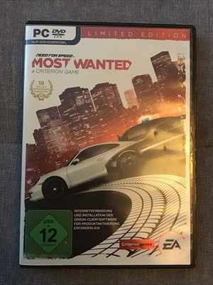 Electronic Arts Need for Speed: Most Wanted Limited Edition PC DVD USK 12 2012