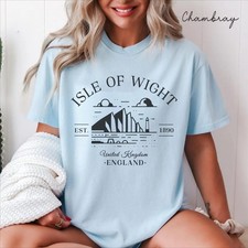 Isle of Wight Shirt Travel Gift for United Kingdom Trip Lovers Favorite Tee