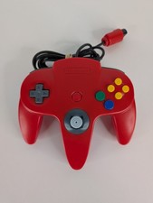 Official Nintendo 64 Controller OEM N64 Red Fully Tested