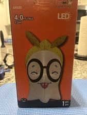 4FT Halloween Ghost Inflatable Outdoor Yard Decoration LED Lights Cute