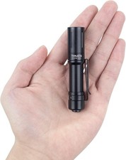 Mini EDC Flashlight, USB-C Rechargeable Pocket Flashlights 405 Lumens, IPX8 Wate