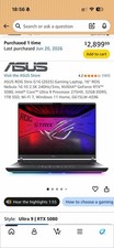 ASUS ROG Strix G16 2025 RTX 5080 Ultra 9 275HX 32GB 1TB SSD 240Hz