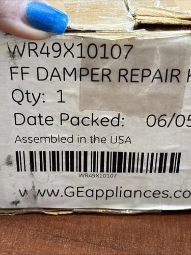 GE WR49X10107 Refrigerator Damper Control