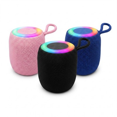 Portable Bluetooth Speaker Wireless RGB LED Mini Speaker Loud Bass USB-C Travel