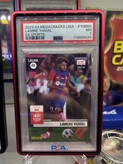 Psa 7 2023-24 Panini Megacracks Lamine Yamal 108 Bis Rookie Card