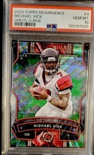 🔥🔥2024 Topps Resurgance Michael Vick Green PSA GEM MT 10🔥🔥 107/175