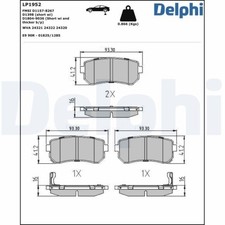 Kits de frein Hyundai SONATA