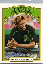 2021 Topps Heritage Minor Mariel Bautista Real One Autographs Dragons #ROA-MB