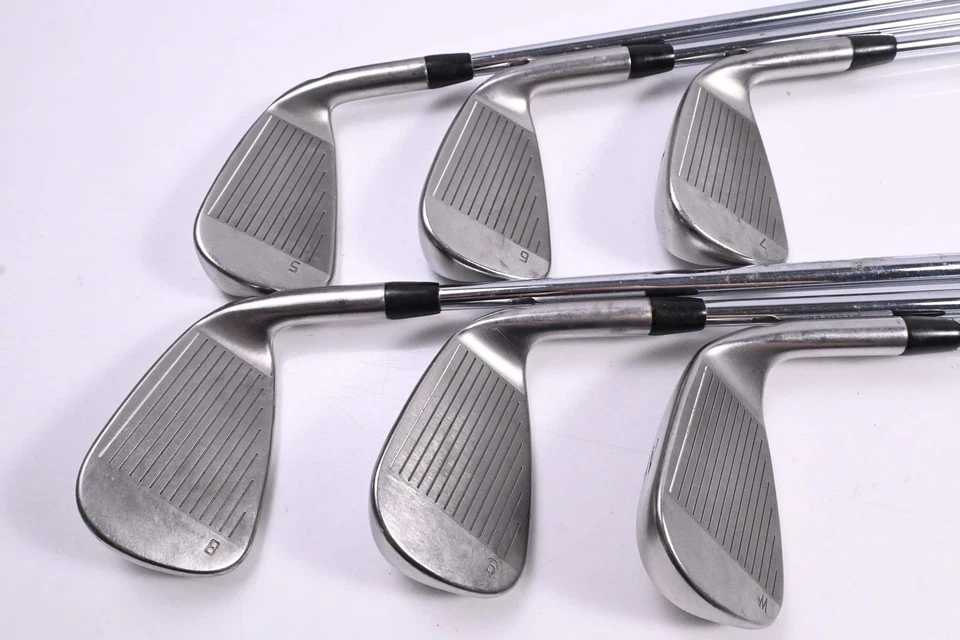 Left Hand Ping i-Series E1 Irons / 5-PW / White Dot / Stiff Flex Project X - Image 3 of 4