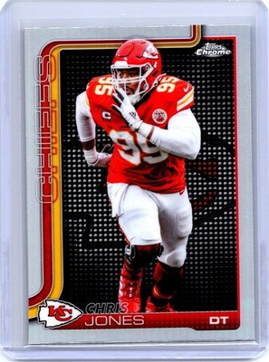 2025 Topps Chrome #153 Chris Jones Lightboard Logo