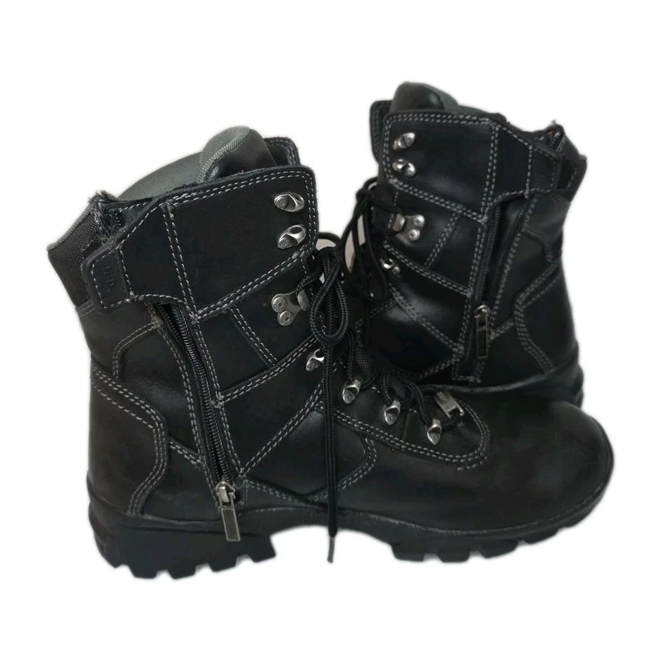 Botas de montar Harley-Davidson Felix de cuero impermeables para hombre negras talla 11 D95333 Foto 2 de 4