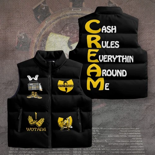 Wu-Tang Clan The Final Chamber 2026 3D Sleeveless Down Jacket Trending - product listing photo