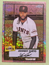 2021 Topps Chrome Platinum Anniversary 50/75 Johnny Cueto #132