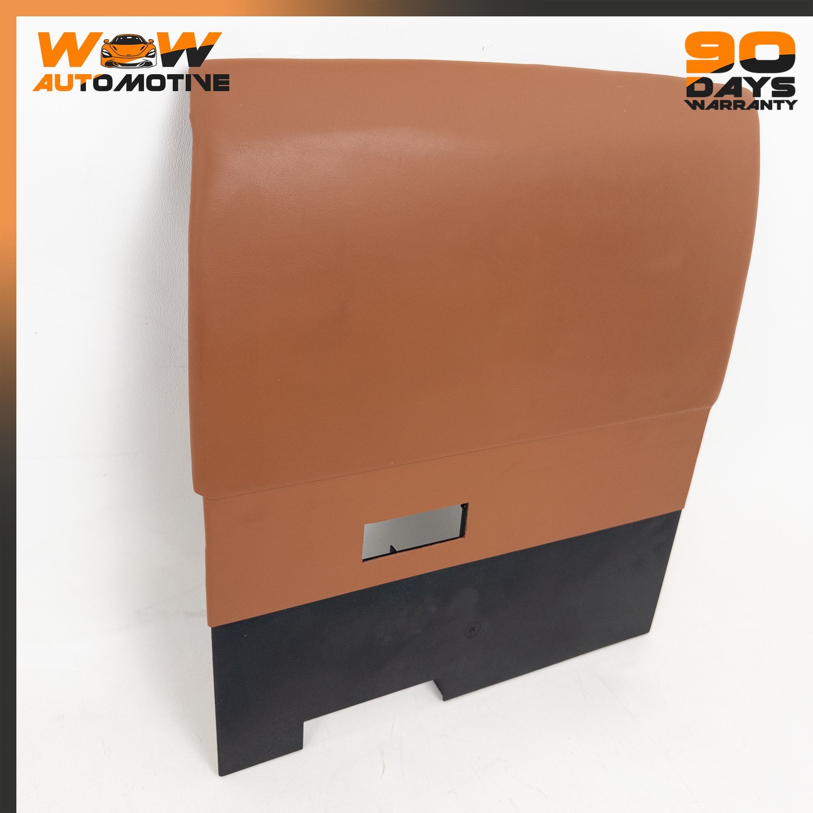 14-19 BENTLEY FLYING SPUR FRONT RIGHT LEFT SEAT BACK COVER PANEL BROWN OEM