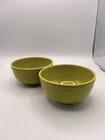 set 2 Small Bistro BOWLS lemongrass HOMER LAUGHLIN FIESTA WARE 22 OZ.
