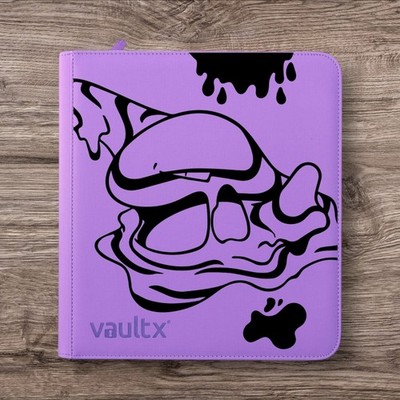 Vault X - 12 Pocket eXo-Tec Zip Binder Ordner - Lila Pokemon Muk