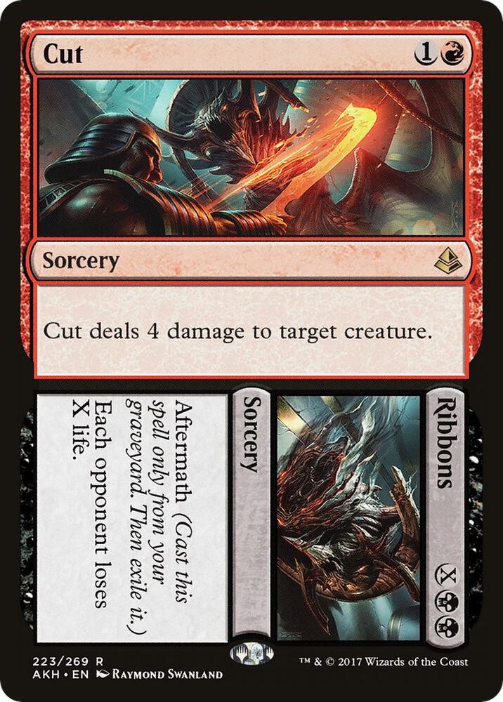 Cut // Ribbons | Amonkhet Magic: The Gathering NM/M 223