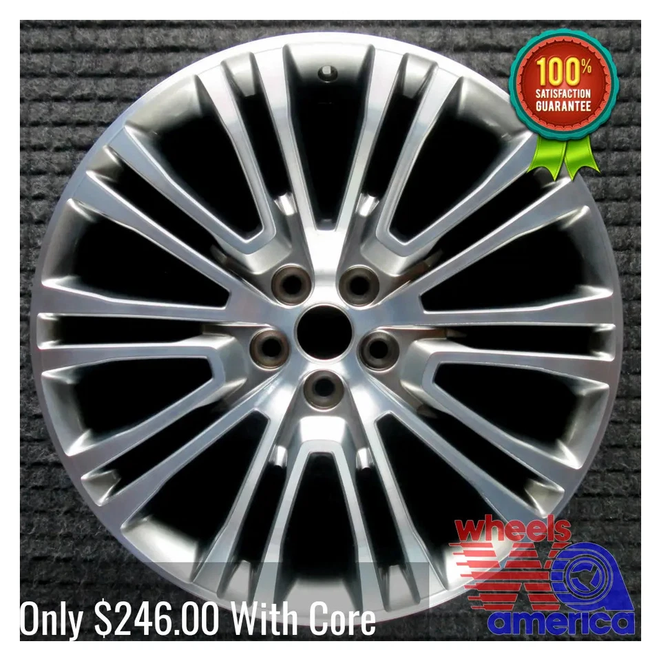 Llanta Lincoln MKX 20 2016-2018 FA1Z1007C mecanizada OEM de fábrica OE 10075 Foto 2 de 4