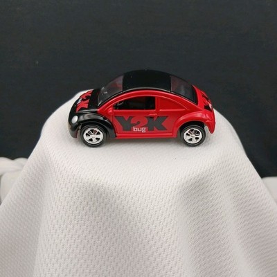 Johnny Lightning .COM Racers Y2K Red Bug VW Diecast Car 