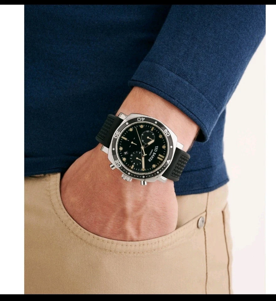 Reloj Ted Baker Caballeros Correa Silicona Negra (Modelo: BKPCNF3029I) Foto 4 de 4