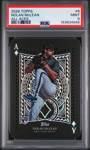 2026 Topps Series 1 Nolan McLean Base (PSA 9)