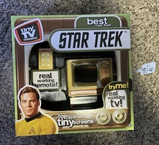 Tiny TV Classics Star Trek Edition Collectible Show Color Action Sci Fi Fun -NIB
