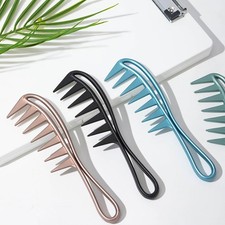 Men's Wide Tooth Comb Salon Barber Hairdressing Styling Comb Oil Hair Brush