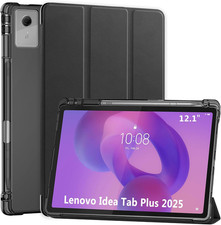 Smart Case for 2025 Lenovo Idea Tab plus 12.1 Inch/Tab K12, Slim Light Cover Tri