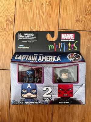 MARVEL MINIMATES AVENGERS SERIE CAPTAIN AMERICA & RED SKULL SPIELFIGUREN-SET