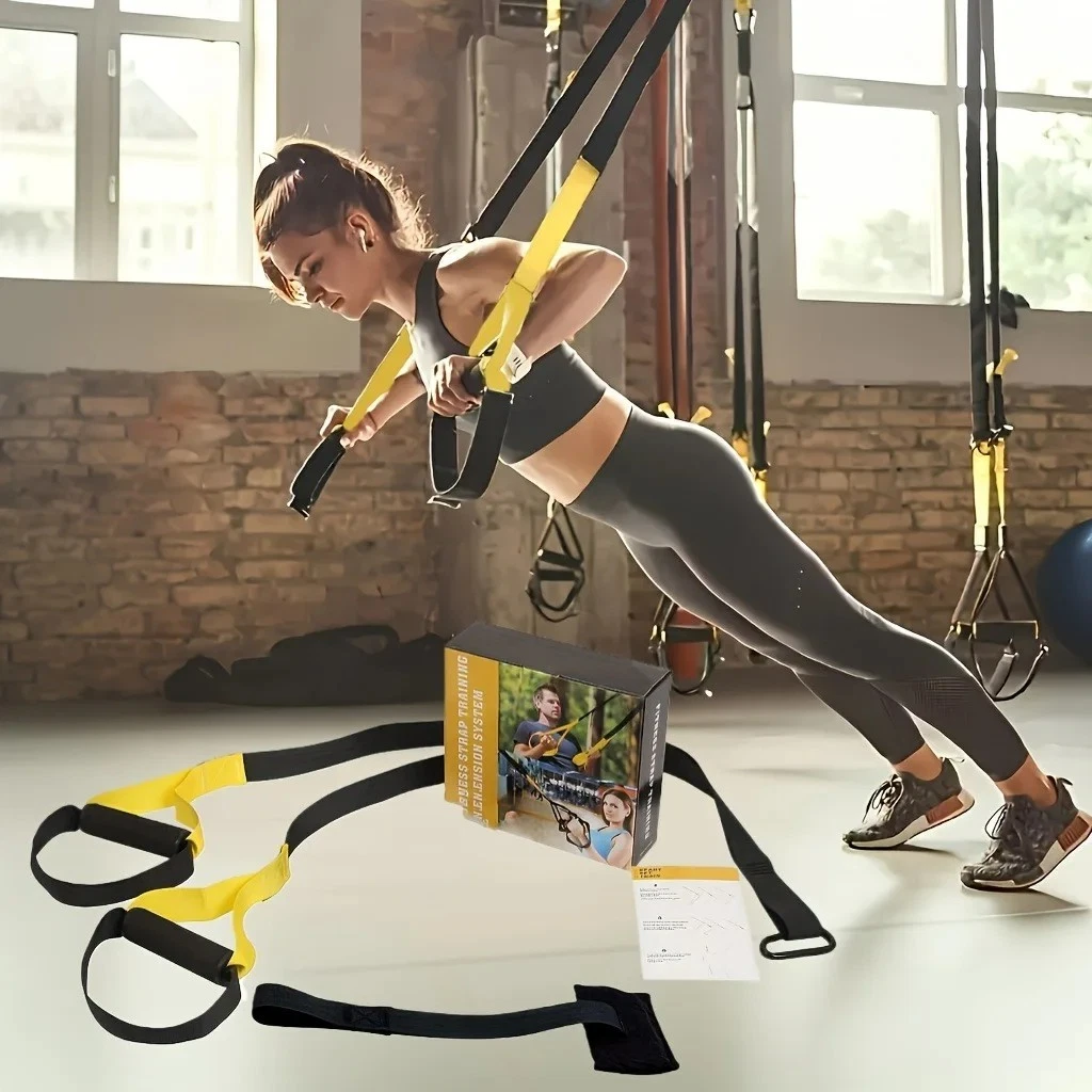 Suspension Straps Trainer Hanging Belt Resistance Pull Rope Home Gym Workout Set
Opens in a new wind