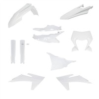 Acerbis VollstäNdiger Kunststoffsatz Weiß FüR KTM EXC-F 250 2024-2025