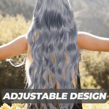 Long Wavy Synthetic Wig with Bangs for Festival Wedding Birthday Cosplay