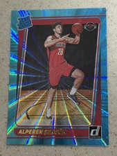 2021-22 Panini Donruss - Rated Rookie Alperen Sengun #219 Holo Teal Laser (RC)