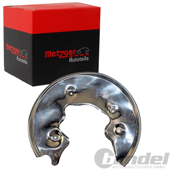 Metzger Spritzblech Bremsscheibe Hinterachse Rechts Passend FÜR Audi A4 A5 A6-image