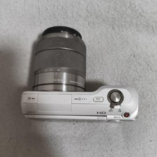 Sony NEX-3 Mirrorless Camera White E-Mount 18-55mm Tested with Warranty