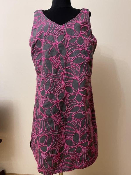 Women White Stuff Dress Brown Cotton 40 / L / 48