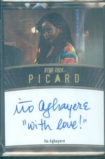 Picard Season 2 & 3  Ito Aghayere  Inscription  Autograph Card
