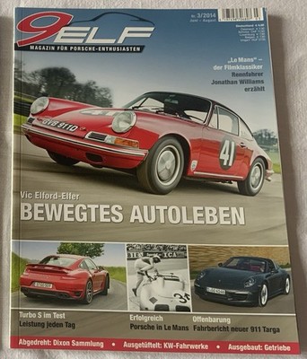 9ELF 3/14 Porsche 911 Turbo S 991 Targa Macan S Porsche in Le Mans Vic Elford