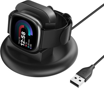 Charger Compatible with Fitbit Versa4/Versa/Sence2/Sence/Ace LTE, Non-Slip