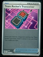 Pokemon TEAM ROCKET'S TRANSCEIVER 209/217 - Ascended Heroes - Rev Holo - MINT