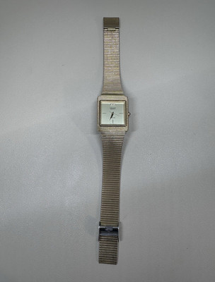 Vintage Orient Chandor Quartz Gold Tone Japan Crystal Dial Dress Watch C25994