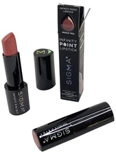 Lot of 2 Sigma Infinity Point Lipstick Peach Tea Shade Beauty Makeup - Vegan