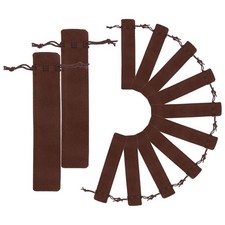 12 Pcs Drawstring Portable Pen Bags Thickened Pencil Storage Organizer Bags