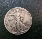 1938 D WALKING LIBERTY HALF DOLLAR VG+ GREAT DETAILS NICE PATINA TONE