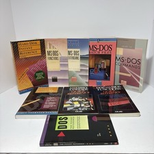 MS-DOS Reference Books Lot of 9
