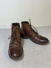 EASTLAND Mens High Fidelity Brown Leather Lace Up Boots Size 10.5 hiking shoes