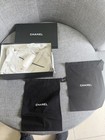 Chanel Empty Shoes Box With Tissue And Dust Bags 13.5 X 8.5 X 5.5 Inches — photo 1